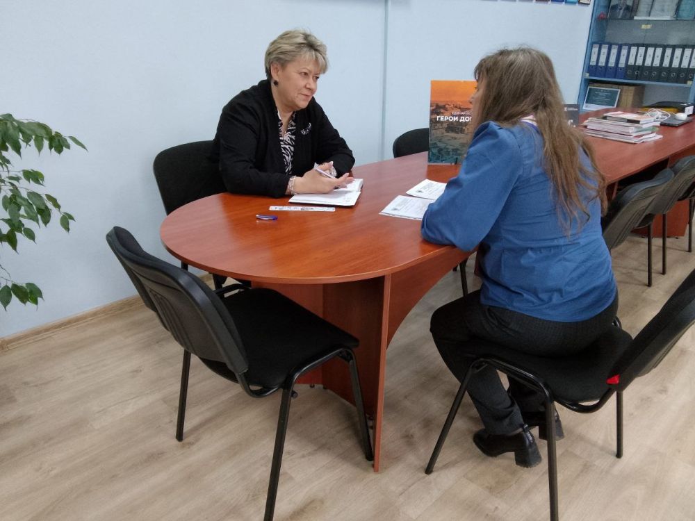 Роман Конев: Состоялся приём граждан депутатом Горловского городского совета Донецкой Народной Республики первого созыва Светланой Кочетовой