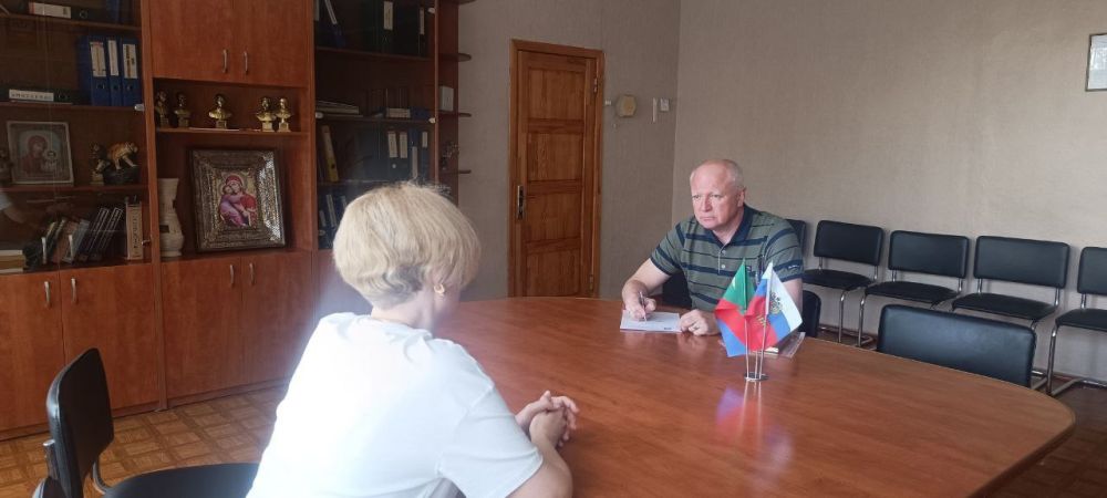 Роман Конев: Состоялся приём граждан депутатом Горловского городского совета Донецкой Народной Республики первого созыва Евгением Прокоповичем