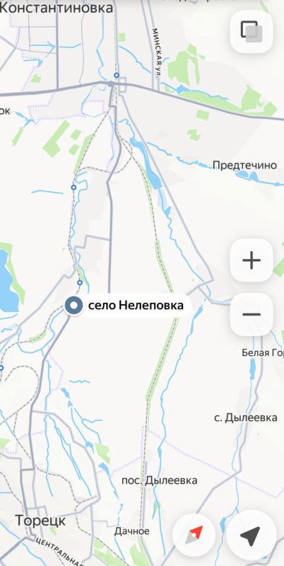 Поступают сведения, что на севере Дзержинска наши войска взяли все опорные пункты на пути к трассе на Плещеевку-Нелеповку и продвигаются к этому рубежу