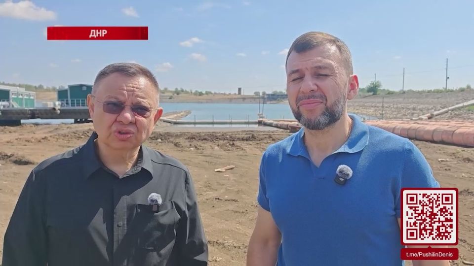 Денис Пушилин и Ирек Файзуллин проверили ход работ по восполнению запасов водохранилищ