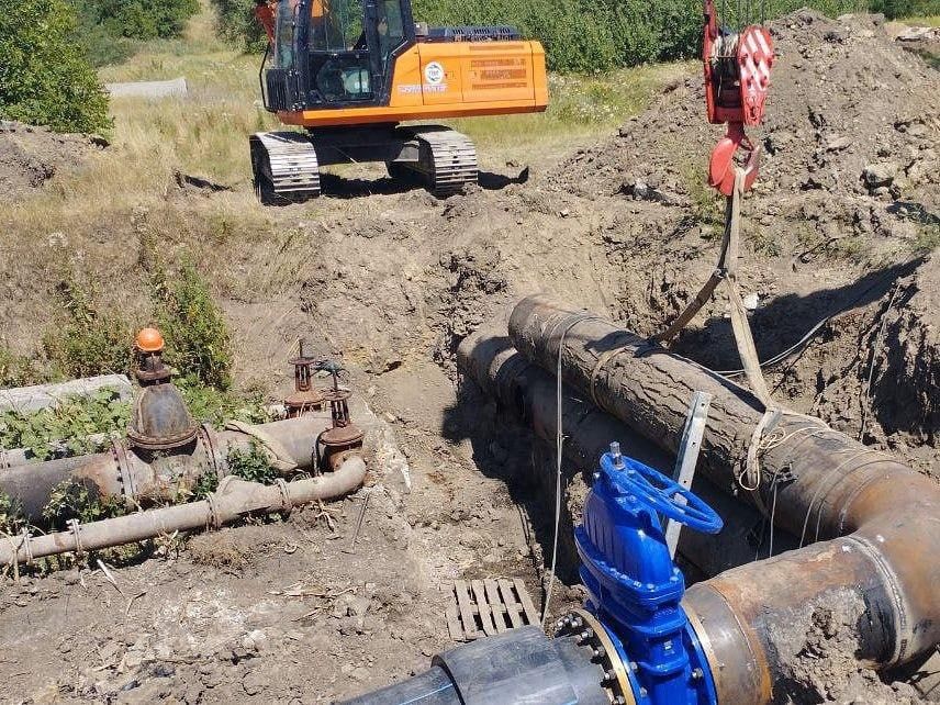 В Горловке ремонтируют водовод: ремонт затронет 18 тысяч человек