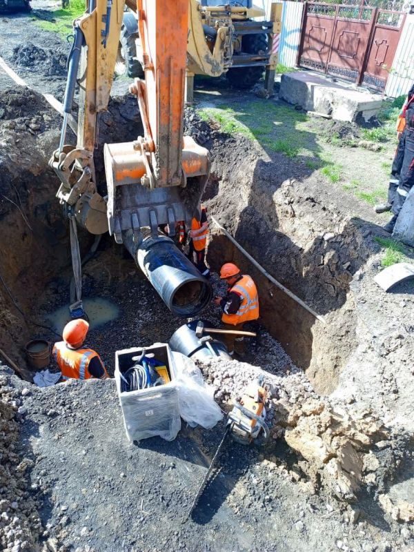 За 1,5 года Кузбасс помог Горловке поменять более 13 км сетей водоснабжения и водоотведения