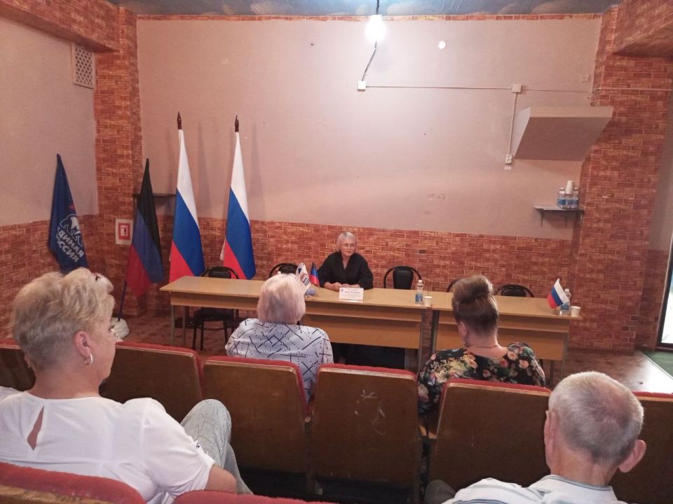 Иван Приходько: В Никитовском внутригородском районе города Горловка прошла встреча с жителями