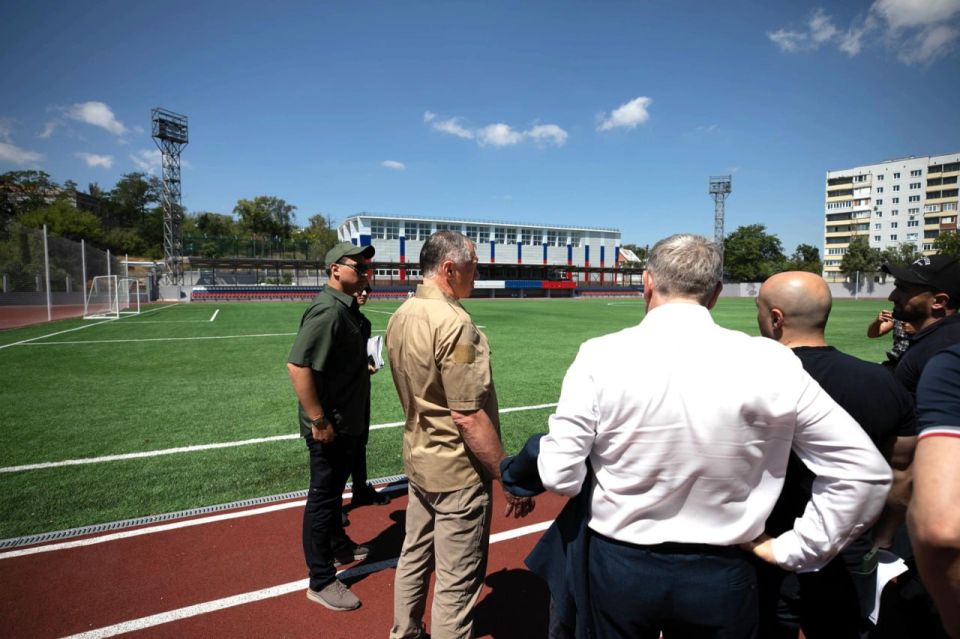 Марат Хуснуллин посетил ДНР с рабочей поездкой Марат Хуснуллин посетил ДНР с рабочей поездкой