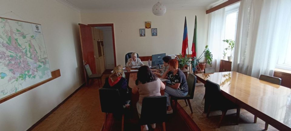 В Никитовском внутригородском районе Горловки прошёл приём граждан