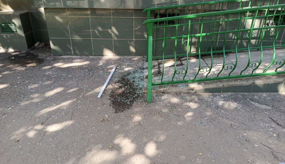 Алексей Гавриш: Последствия удара дрона ВФУ в центре Горловки Алексей Гавриш: Последствия удара дрона ВФУ в центре Горловки