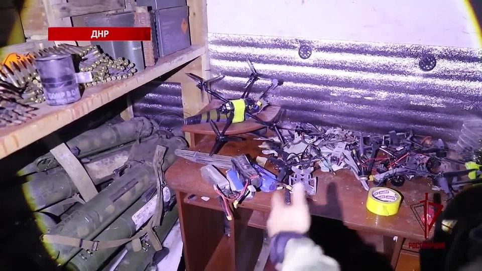 Росгвардейцы обнаружили склад ВСУ