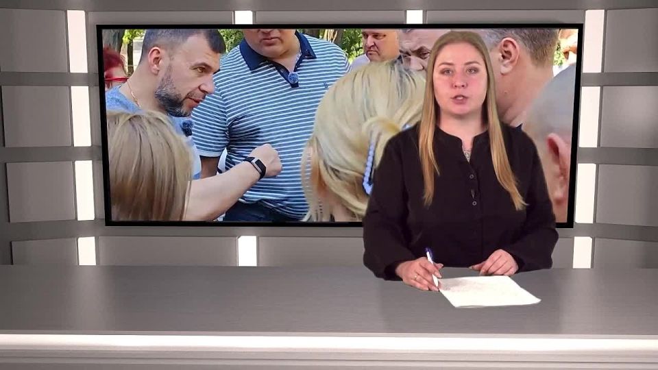 В поселок шахты «Лидиевка» доставили гуманитарную питьевую воду