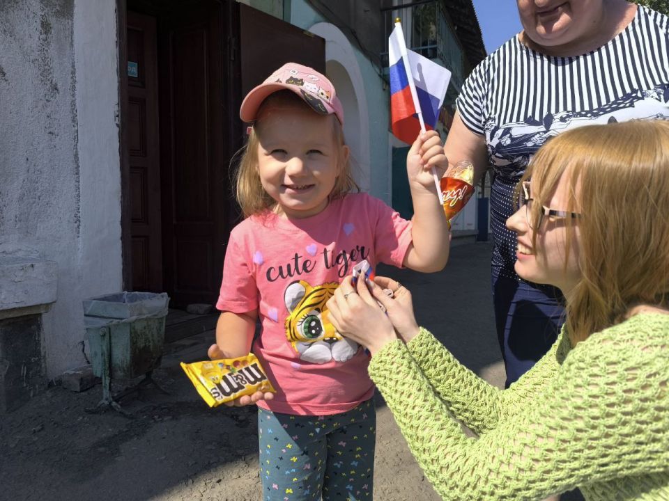 Иван Приходько: В Никитовском районе Горловки прошла патриотическая акция «Российский триколор» Иван Приходько: В Никитовском районе Горловки прошла патриотическая акция «Российский триколор»