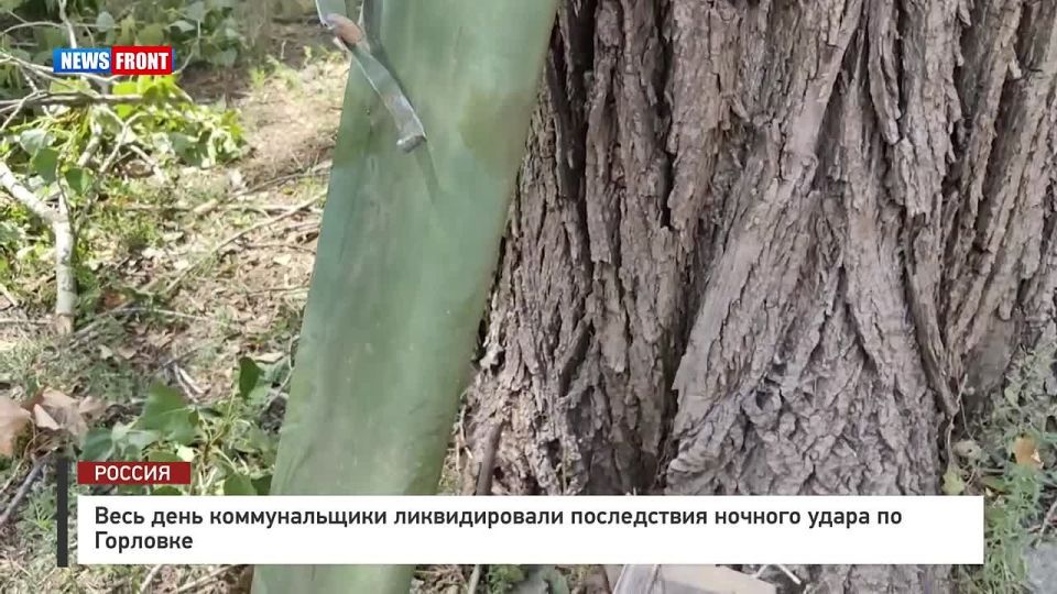 Георгий Медведев: Весь день горловские коммунальщики ликвидировали последствия ночного удара