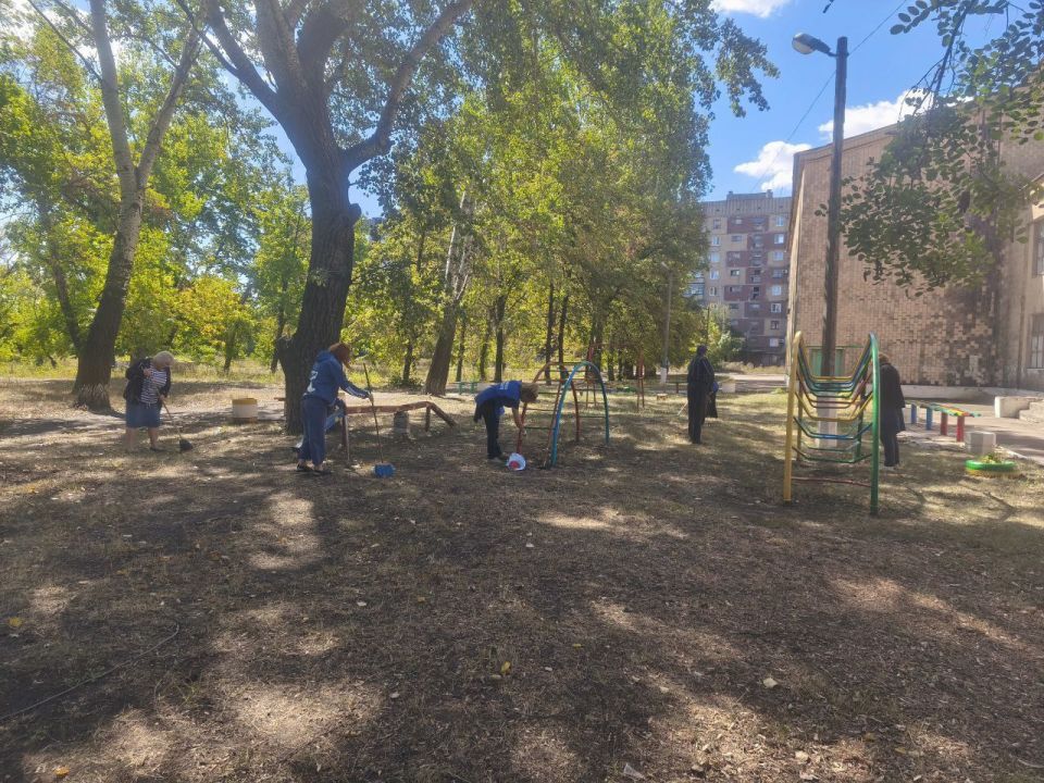 Иван Приходько: В Никитовском районе Горловки продолжается масштабный партийный проект Единой России «Городская среда»