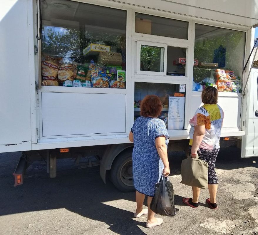 С 27 по 29 августа 2025 года осуществлена выездная торговля с использованием автомагазинов в населенных пунктах городских округов Донецк, Докучаевск, Горловка, Мариуполь, на территории г С 27 по 29 августа 2025 года осуществлена выездная торговля с использованием автомагазинов в населенных пунктах городских округов Донецк, Докучаевск, Горловка, Мариуполь, на территории г