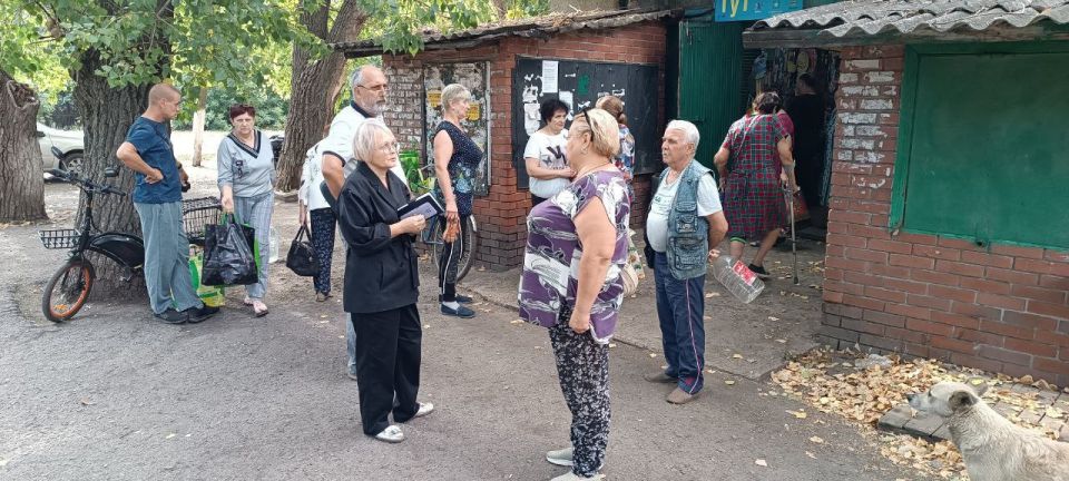 Иван Приходько: В Никитовском внутригородском районе города Горловка состоялись встречи с жителями