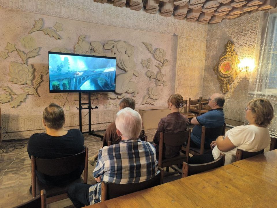 В Никитовском районе Горловки прошел онлайн-показ информационного сюжета «Беслан»