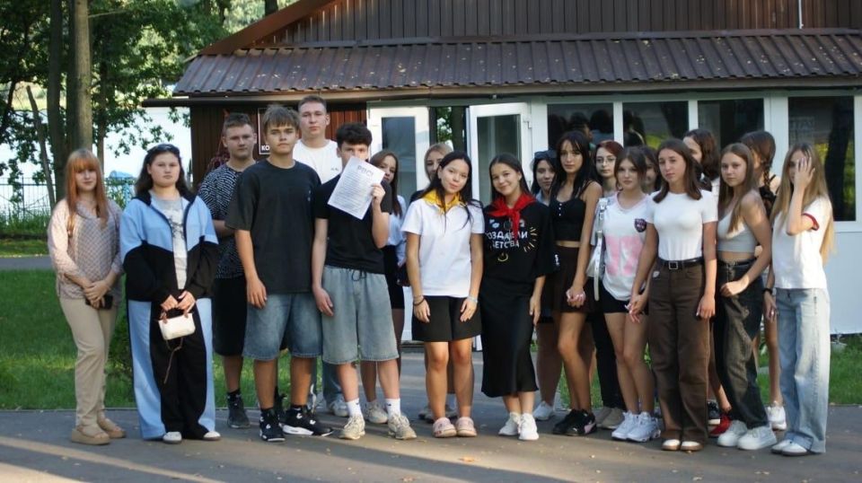 Ребята из Горловки отдыхают в центре «Новая волна» в Туле