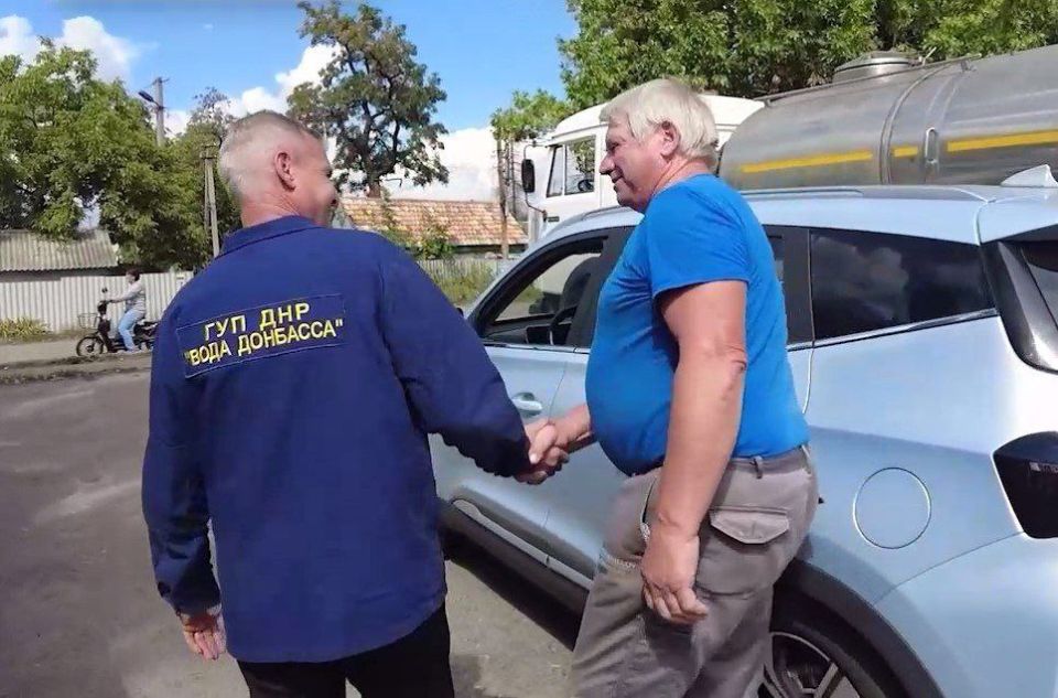 Денис Пушилин: С опережением графика строим водоводы из Углегорского и Павлопольского водохранилищ Денис Пушилин: С опережением графика строим водоводы из Углегорского и Павлопольского водохранилищ