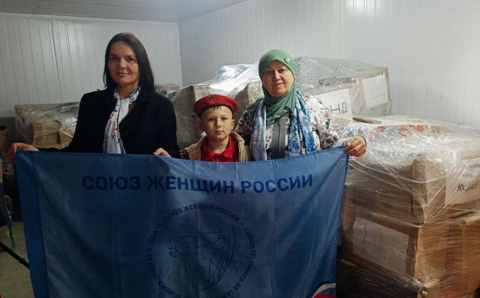 Женсовет Горловки получил ценную помощь от Союза женщин Кузбасса!