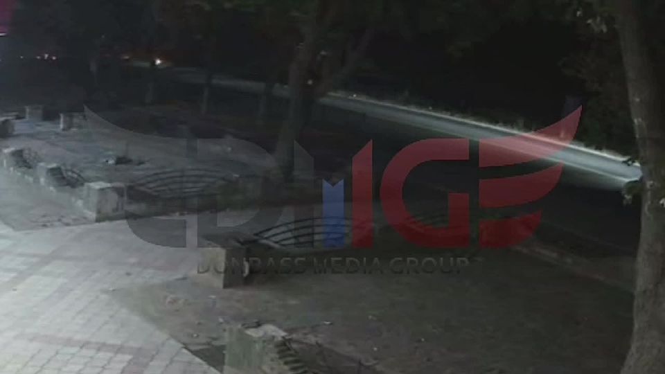 БПЛА ВСУ этой ночью атаковали центр Горловки