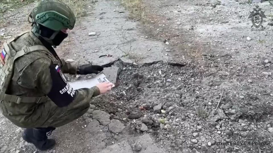 За минувшие сутки следователями СК России зафиксированы очередные обстрелы территории ДНР, совершенные ВФУ