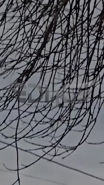 Видео удара украинского дрона по гражданскому автобусу в Горловке