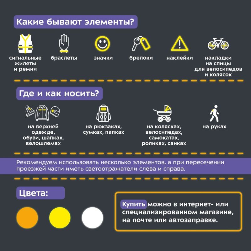 Зачем нужны светоотражающие элементы? Зачем нужны светоотражающие элементы?