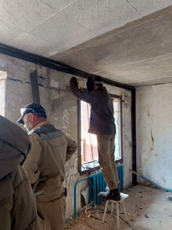 Кузбасс восстанавливает многоквартирные дома в Горловке Кузбасс восстанавливает многоквартирные дома в Горловке