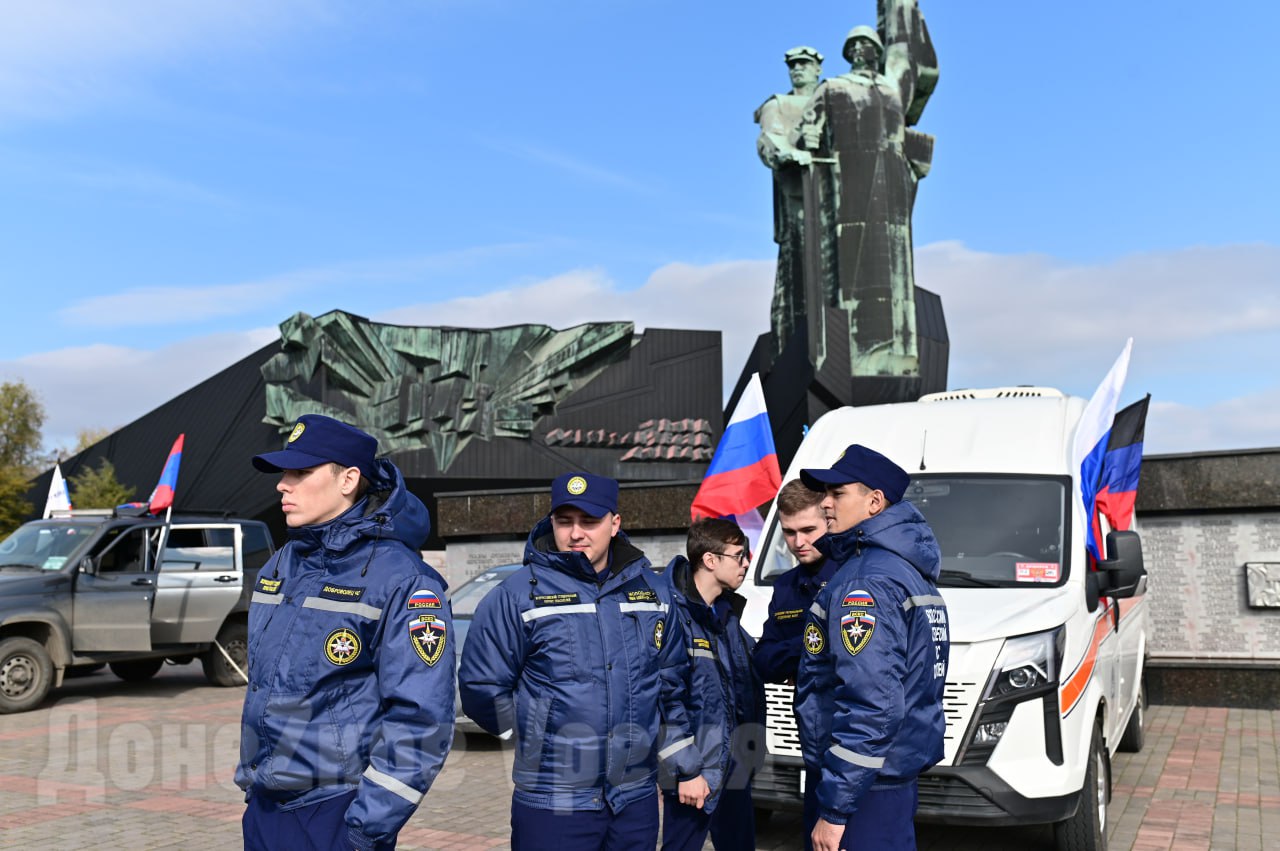 Открыто для всех водителей: в ДНР прошел автопробег по полностью восстановленному Ясиноватскому шоссе Открыто для всех водителей: в ДНР прошел автопробег по полностью восстановленному Ясиноватскому шоссе