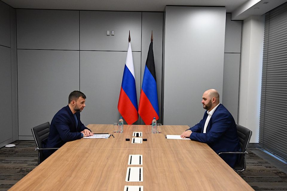 Денис Пушилин: Поручил новому министру имущественных и земельных отношений ДНР сделать систему эффективной Денис Пушилин: Поручил новому министру имущественных и земельных отношений ДНР сделать систему эффективной