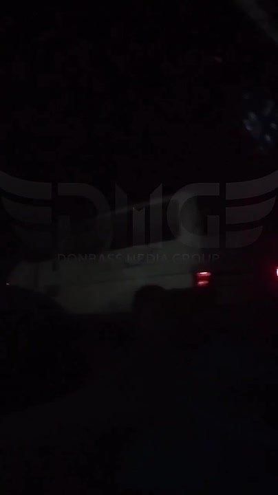 Сегодня в Горловке ВСУ ударили с помощью БПЛА по микроавтобусу
