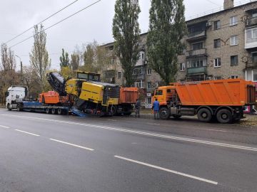 Техника из Кузбасса продолжает работать на благо Горловки