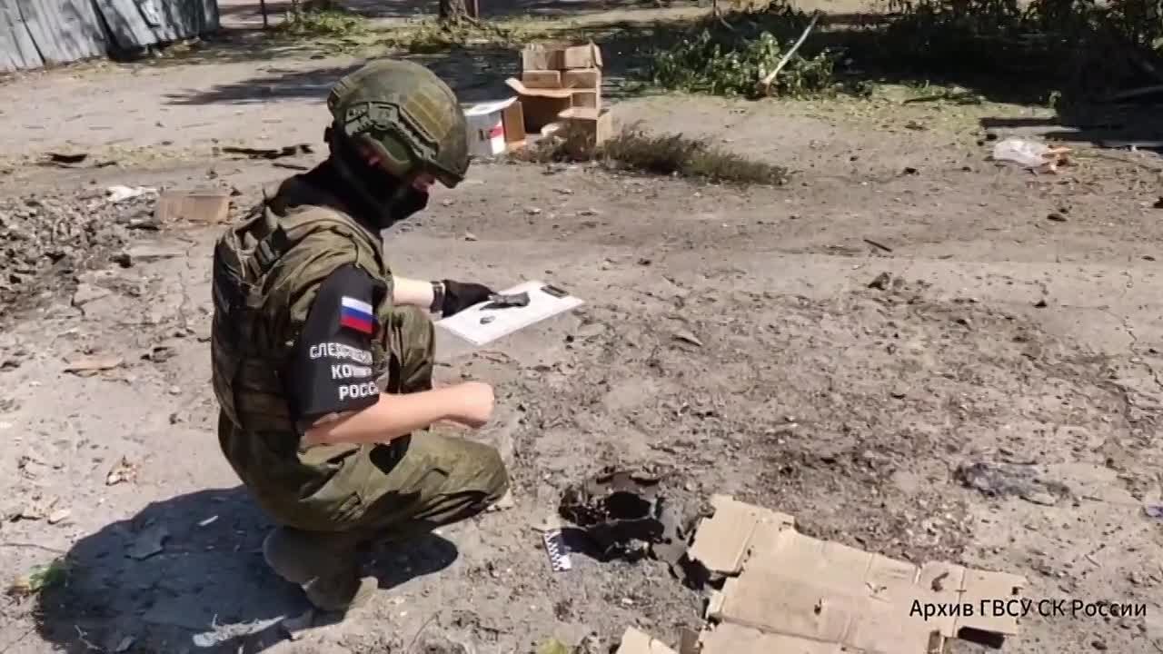 Следователями СК России зафиксированы очередные преступления ВФУ в отношении мирного населения ДНР