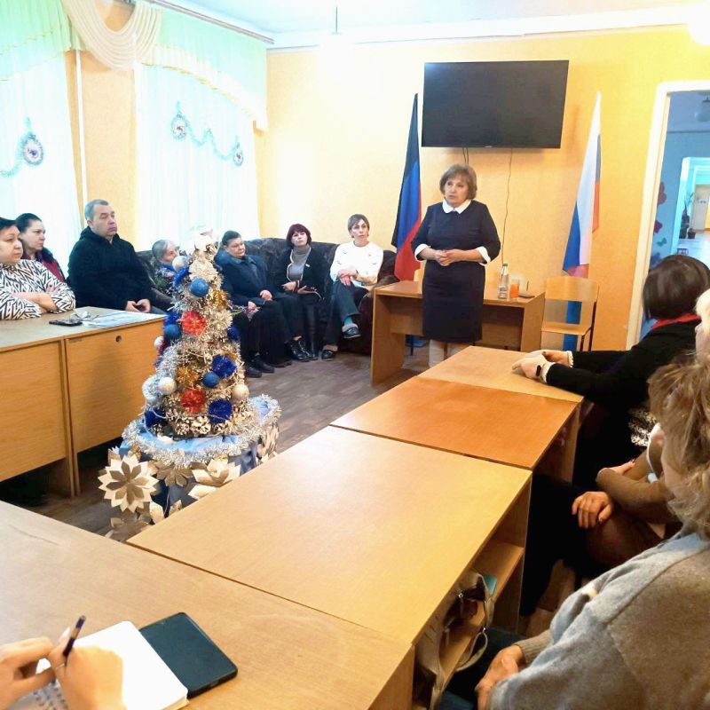 В Калининском районе Горловки состоялась встреча с трудовым коллективом