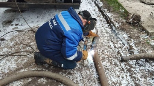 Аварийная бригада Кузбасса помогает восстанавливать Горловку