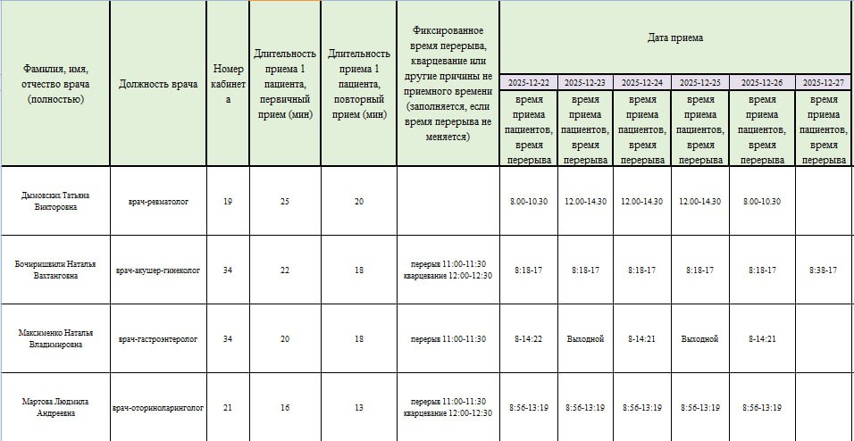 Иван Приходько: График работы специалистов ГБУ ДНР «Городская больница № 3 г. Горловки» Иван Приходько: График работы специалистов ГБУ ДНР «Городская больница № 3 г. Горловки»