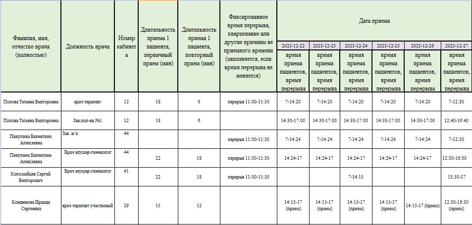 Иван Приходько: График работы специалистов ГБУ ДНР «Городская больница № 3 г. Горловки» Иван Приходько: График работы специалистов ГБУ ДНР «Городская больница № 3 г. Горловки»