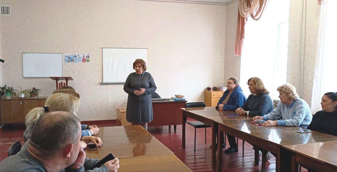 В Калининском районе Горловки состоялась встреча с трудовым коллективом