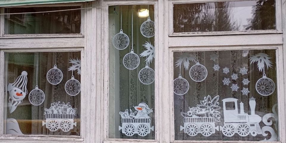 Иван Приходько: Праздничные окна: Калининский район встречает Новый год Иван Приходько: Праздничные окна: Калининский район встречает Новый год