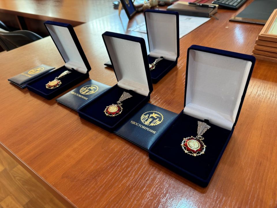 Вручение наград медработникам из Волгограда