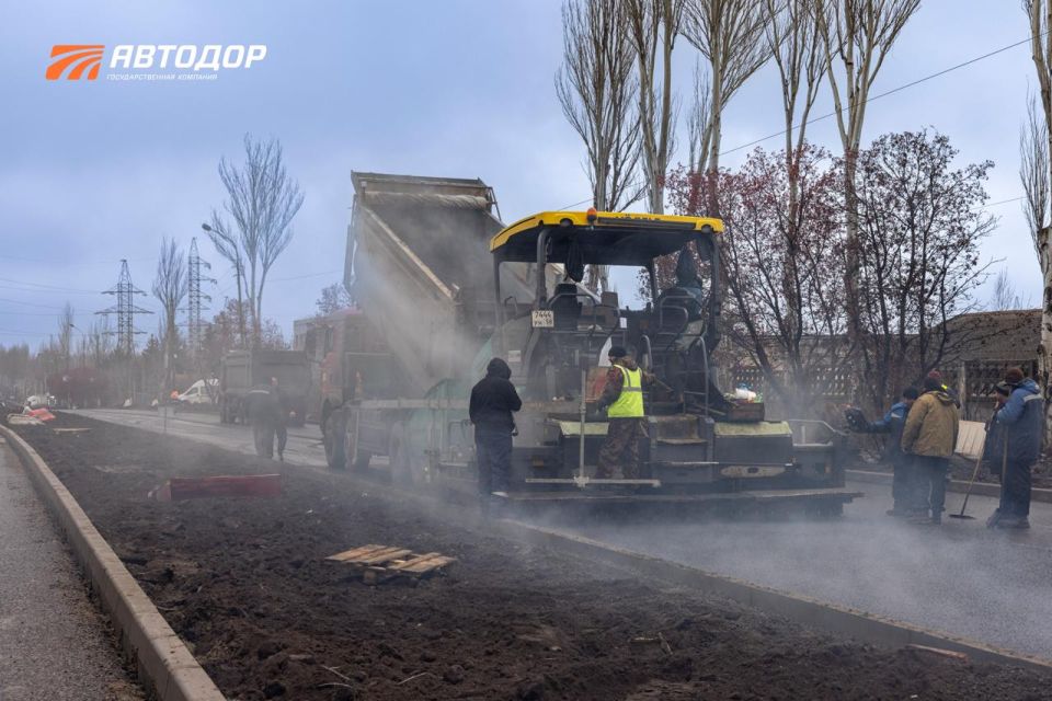 Госкомпания Автодор продолжает капитальный ремонт обхода Донецка в ДНР Госкомпания Автодор продолжает капитальный ремонт обхода Донецка в ДНР