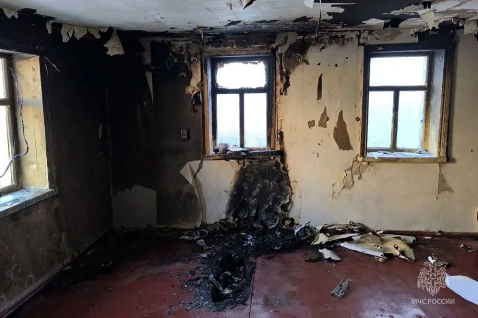 Пожар в Горловке: обогреватель стал причиной возгорания