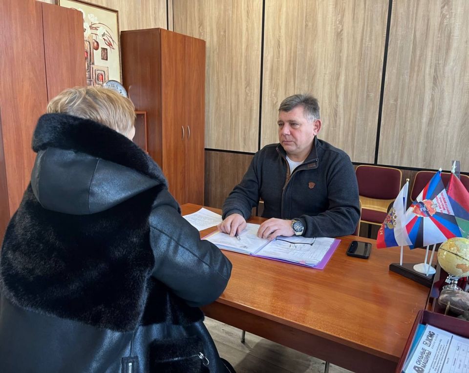 Роман Конев: 4 февраля 2026 года состоялся приём граждан депутатом Горловского городского совета Донецкой Народной Республики первого созыва Сергеем Третьяковым