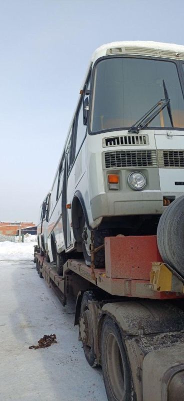 Кузбасс направил в Горловку шесть автобусов ПАЗ Кузбасс направил в Горловку шесть автобусов ПАЗ