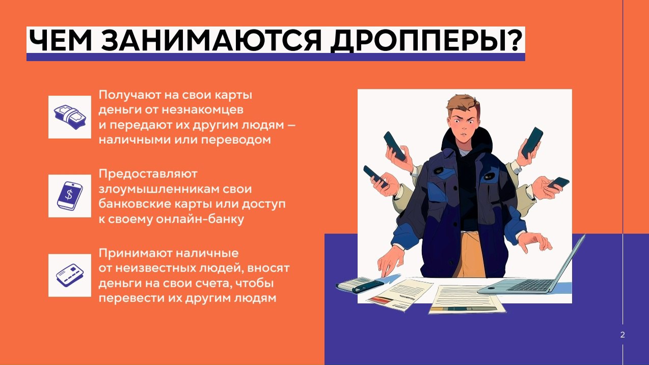 Дропперы - как не стать помощником кибермошенников Дропперы - как не стать помощником кибермошенников