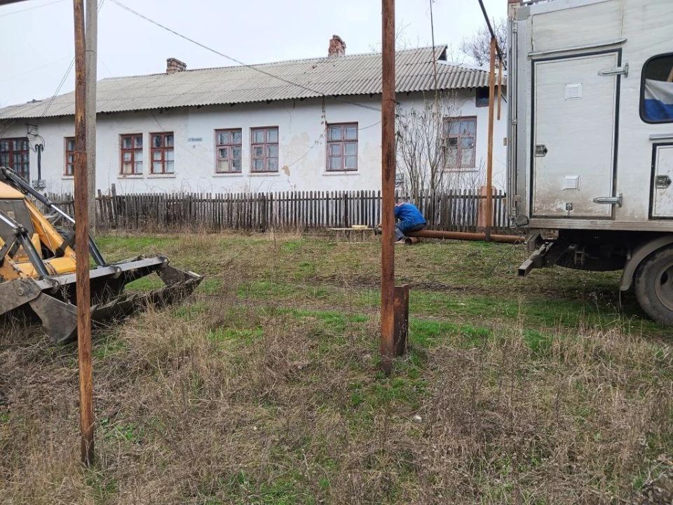Кузбасс продолжает восстановительные работы в Горловке Кузбасс продолжает восстановительные работы в Горловке