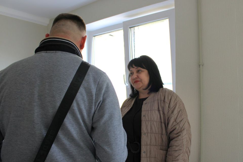 Переданы ключи от трёх восстановленных квартир в Никитовском районе Горловки Переданы ключи от трёх восстановленных квартир в Никитовском районе Горловки
