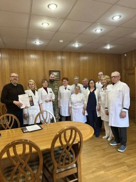 Виталий Милонов: Благодарность с передовой передали врачам городской больницы №26