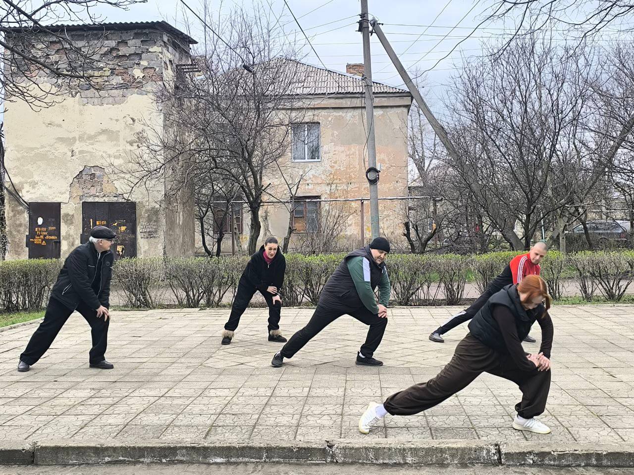 Иван Приходько: В Никитовском внутригородском районе прошла общественная утренняя зарядка