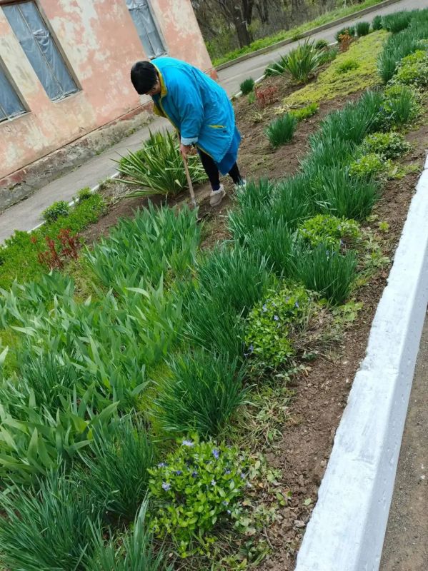 В Никитовском внутригородском районе города Горловка продолжаются работы в рамках двухмесячника по благоустройству В Никитовском внутригородском районе города Горловка продолжаются работы в рамках двухмесячника по благоустройству