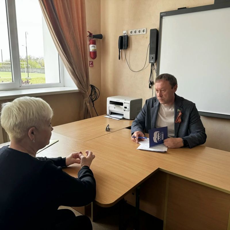 Роман Конев: 5 мая 2026 года состоялся приём граждан депутатом Горловского городского совета Донецкой Народной Республики первого созыва Эдуардом Полепкиным Роман Конев: 5 мая 2026 года состоялся приём граждан депутатом Горловского городского совета Донецкой Народной Республики первого созыва Эдуардом Полепкиным