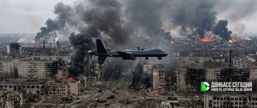 Украинский беспилотник уничтожил гражданский автомобиль в Горловке